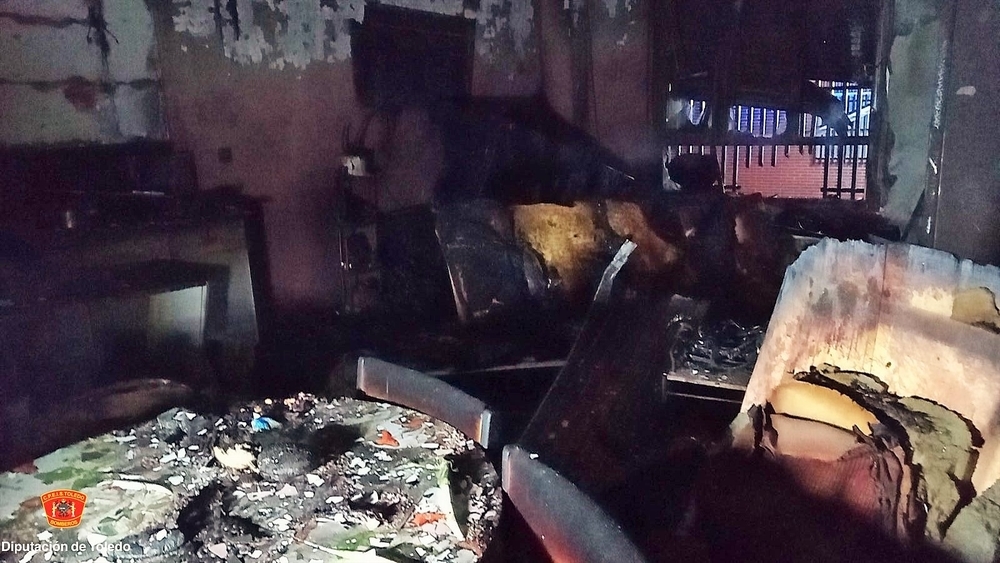Fallece una mujer en el incendio de su casa en Villafranca