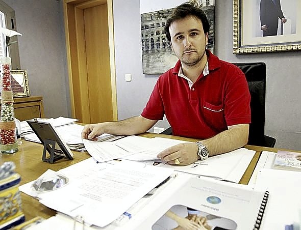 Ángel Luengo, teniente de alcalde y concejal de Hacienda del Ayuntamiento de Noblejas.