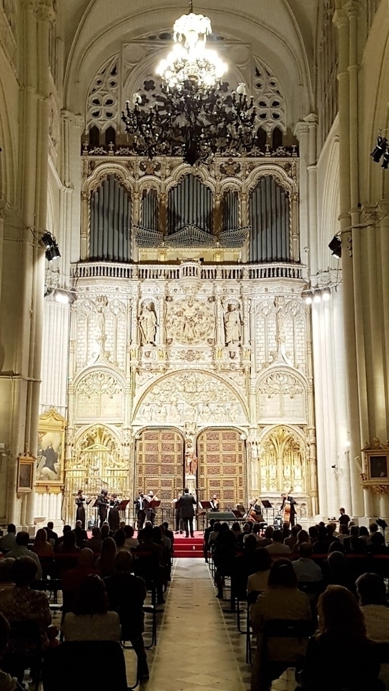 El órgano del Emprerador fue testigo del concierto de Nereydas.