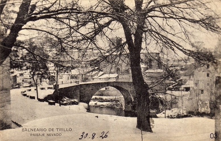 Imagen de Trillo nevado de hace casi un siglo en 1926.