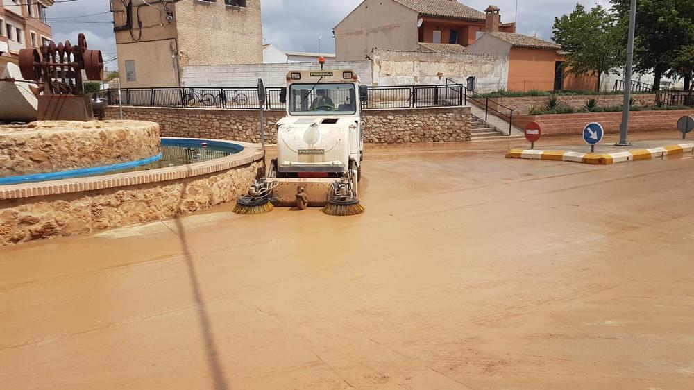 Villafranca revive una avenida de agua tras más de 10 años