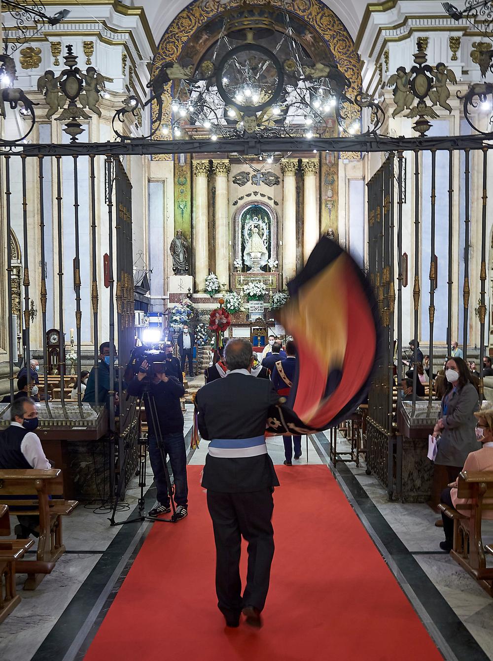 En la Basílica se han celebrado las ofrendas a laVirgen del Prado.  / MANU REINO
