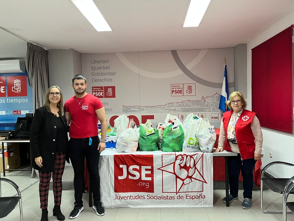 JJSS de Talavera entrega 250 kilos de solidaridad 