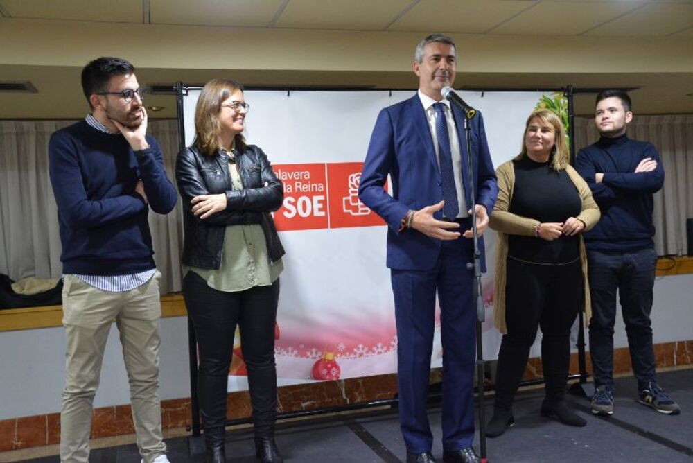 El PSOE provincial celebra su vino de navidad en Talavera 