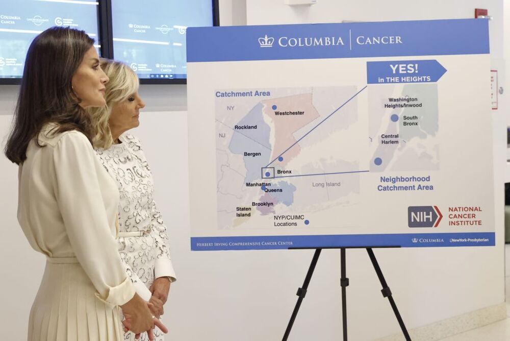 Letizia y Jill Biden, juntas por la investigación contra el cáncer