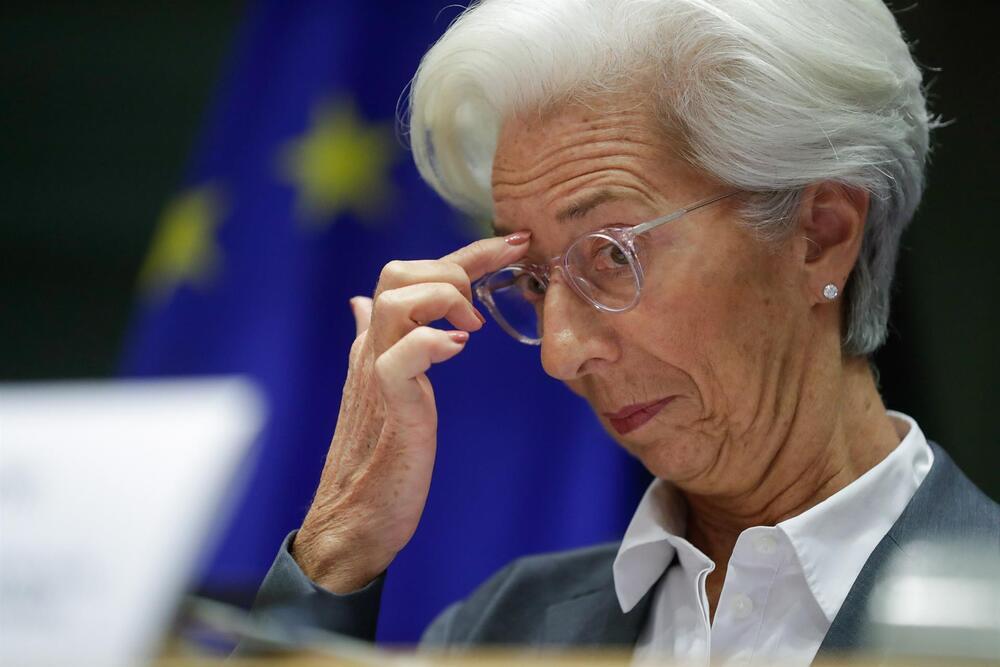 Imagen de la presidenta del Banco Central Europeo (BCE), Christine Lagarde