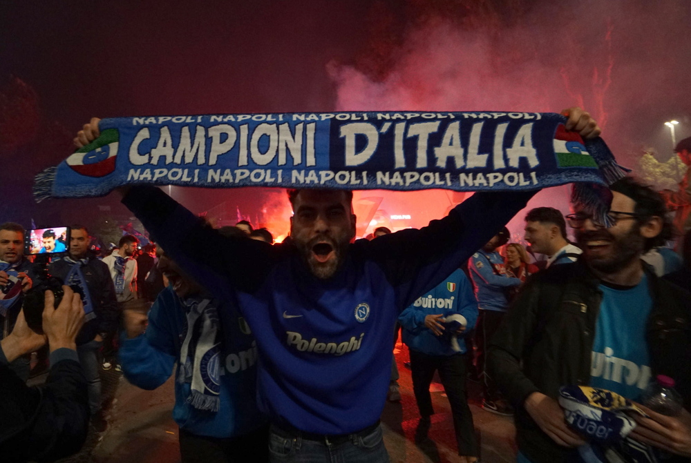 Serie A Napoli wins the Scudetto  / CESARE ABBATE