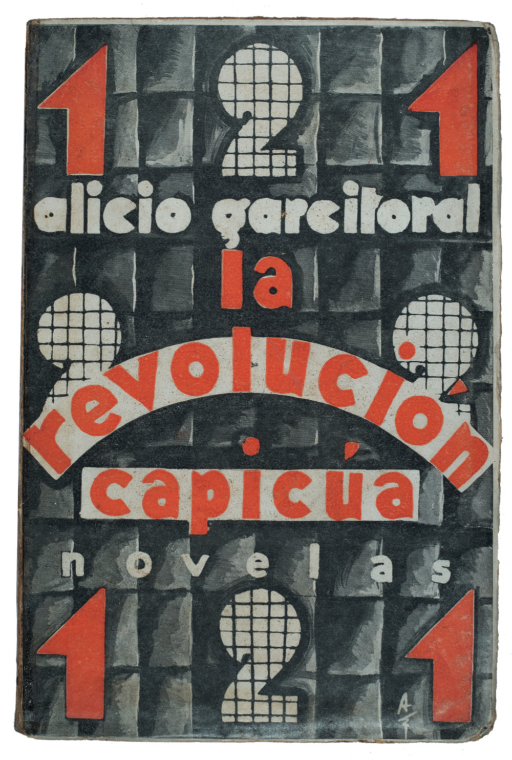 Cubierta de Alberto Sánchez para La revolución capicúa de Alicio Garcitoral. 