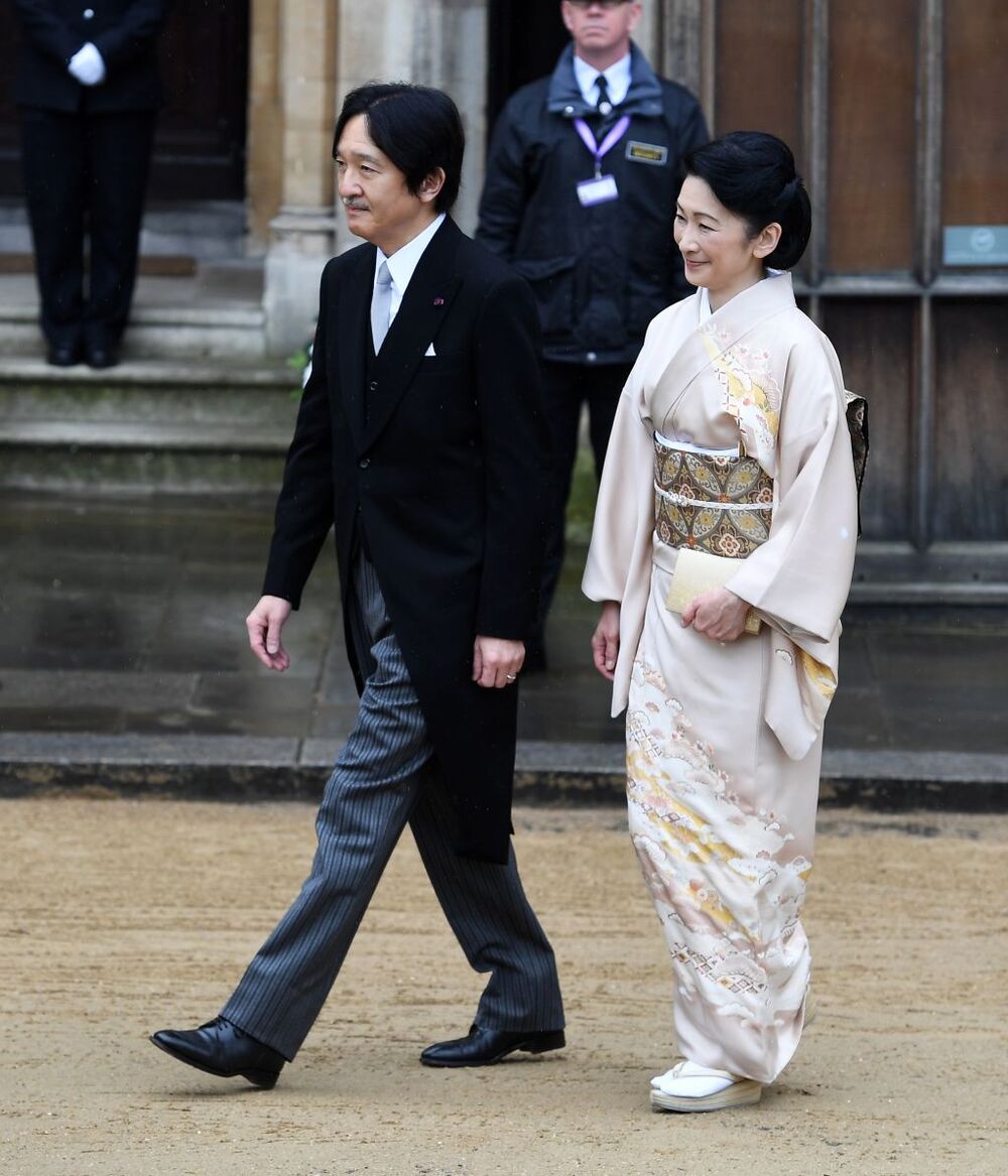 El príncipe heredero de Japón, Akishino, y la princesa heredera Kiko.  / ANDY RAIN