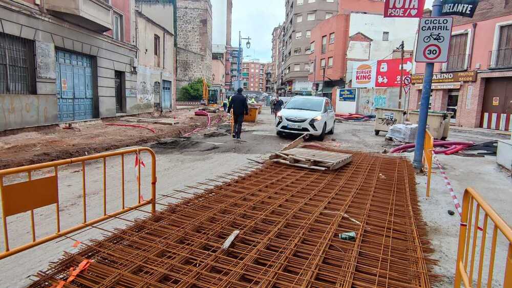 El proyecto de la calle Alfares afronta su último mes de obras