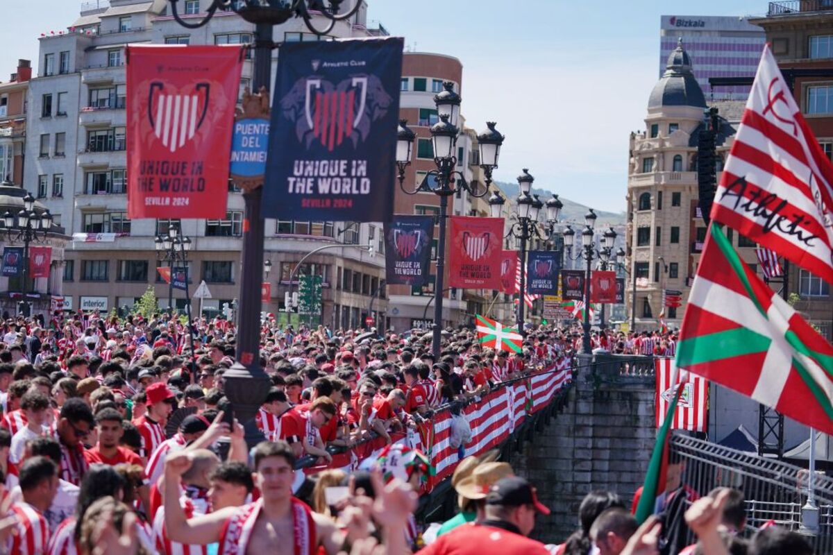El Athletic de Bilbao celebra en su ciudad la victoria de la 24ª Copa del Rey  / IÑAKI BERASALUCE