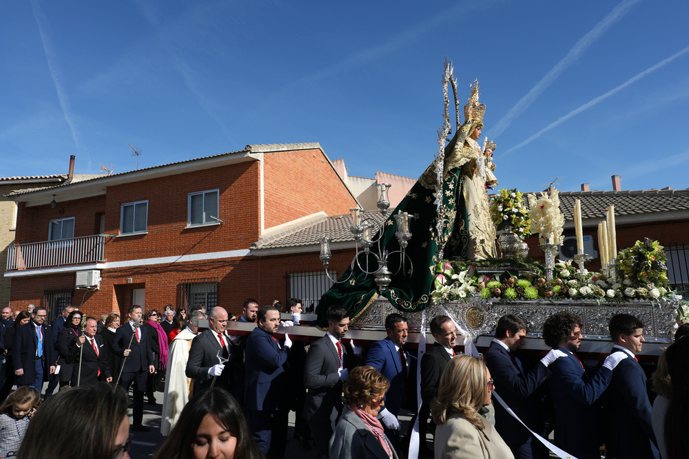 Azucaica se vuelca con la procesión de la Candelaria