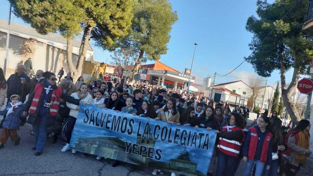 La localidad toledano participó en una marcha por las calles 