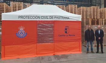 Protección Civil recibe tiendas de campaña para emergencias