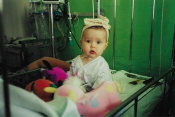 Sofía, la niña que sobrevivió a la leucemia