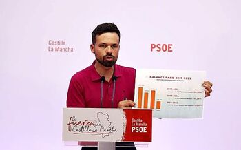 El PSOE dice que con Page hay «menos paro y menos impuestos»