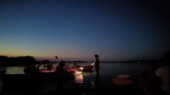 Astronomía en kayak por las Lagunas de Villafranca