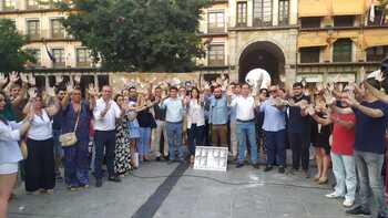 Un 'viva Franco' se cuela en el homenaje a Miguel Ángel Blanco