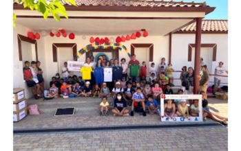 El Colegio de Ingenieros dona equipamiento infantil a Cáritas