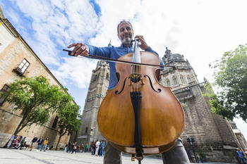 El violonchelista de la Catedral busca plaza en 'Got Talent'