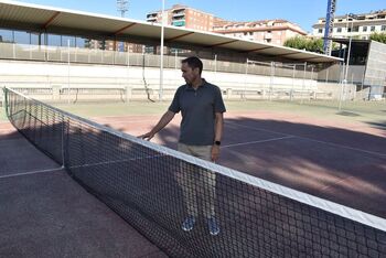 Mejoras en las pistas municipales de tenis de Talavera