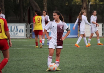 La toledana Adriana Álvarez, con la selección Sub 15