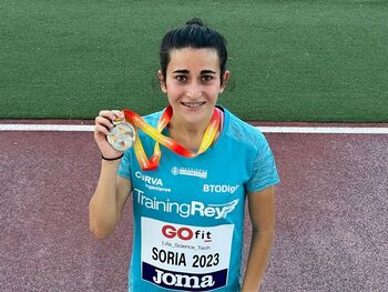 Silvia Rey, subcampeona de España de 3.000 metros Sub 20