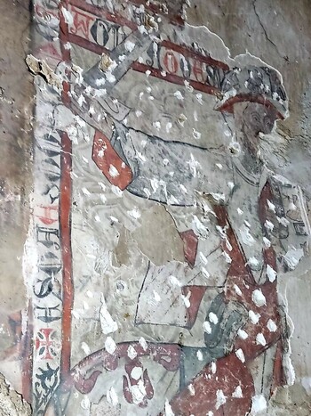 Descubrimiento en la iglesia de Arcicóllar: un mural de 1500