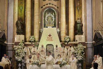 El obispo auxiliar preside hoy la misa de la Virgen del Prado