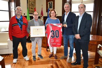 El Soliss Bargas FS visita la Diputación