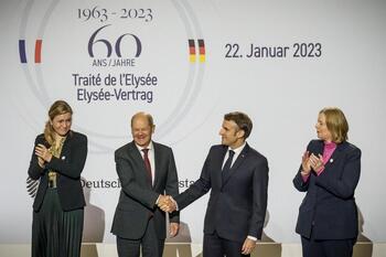 Macron y Scholz expresan su apoyo inquebrantable a Ucrania