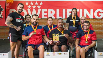 Castilla-La Mancha, campeona de España de parapowerlifting