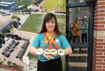Cuatro medallas nacionales para Iris Agudo