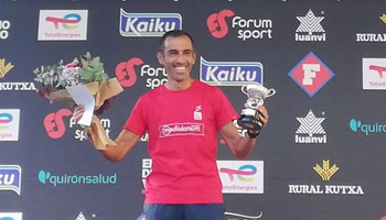 Pedro Vega, campeón de España Máster de la Milla en Ruta