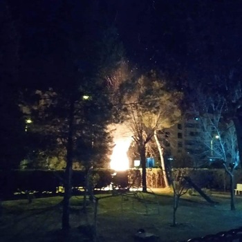 Incendio intencionado de arbustos en la avenida Boladiez