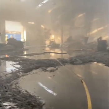 Extinguido el incendio en una nave industrial de Seseña