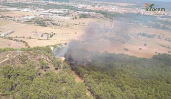 Estabilizado un fuego agrícola en Talavera