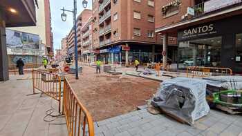 El proyecto de la calle Alfares afronta su último mes de obras