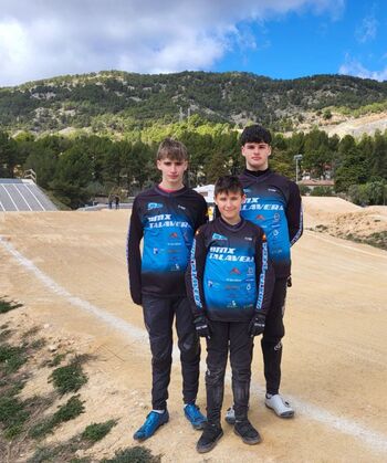 Tres pilotos del BMX Talavera en la Copa de España en Alcoy