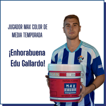 Edu Gallardo, elegido jugador Max Color de la primera vuelta