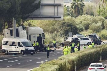 Un guardia civil toledano, herido en el accidente de Sevilla