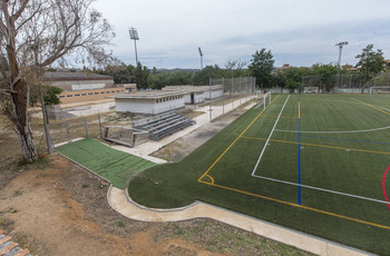 El campo de fútbol de la ECEF incorporará gradas temporales