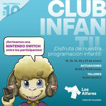 La programación infantil sigue fuerte en enero en Los Alfares