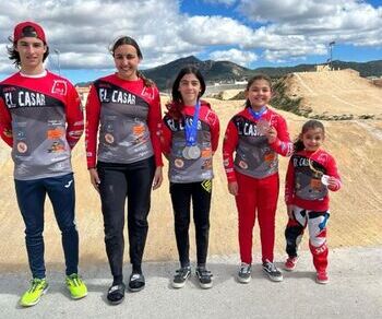 Seis medallas para el BMX El Casar en la Copa de España